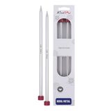 KnitPro Nova Metalen breinaalden 35cm 8.00mm - 3st