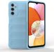 Techsuit Hoesje geschikt voor Samsung Galaxy A14 4G/5G - Magic Shield Silicone Back Cover - Blauw
