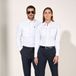 OLYMP Chemise pilote blanc Manches longues Coton