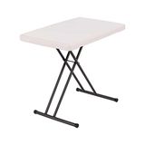 LIFETIME Persoonlijke tafel van 30 inch in hoogte verstelbaar, amandel