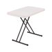 LIFETIME Persoonlijke tafel van 30 inch in hoogte verstelbaar, amandel