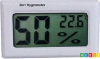 Heble® Hygromètre-thermomètre numérique 2 en 1