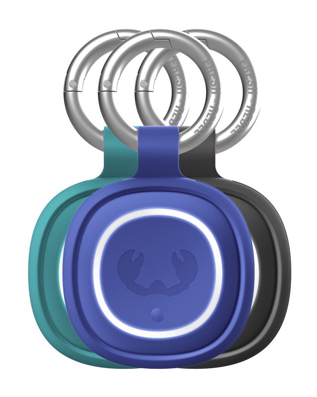 Fresh 'n Rebel Smart Finder 2 - 3-Pack - Bluetooth Tracker - Smart Tag voor Apple Find My & Android - Sleutelvinder - 12 maanden batterij - IPX7 Waterproof - Real Teal, True Blue, Storm Grey