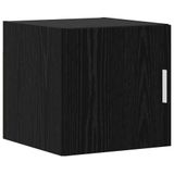 vidaXL Wandkast Zwart eiken 40 x 42,5 x 40 cm Bewerkt hout