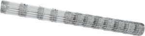 vidaXL Weidehekwerk Gegalvaniseerd staal Zilver 25 x 1,4 m