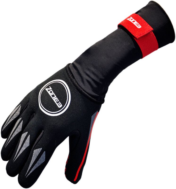 Zone3 Neoprene Heat-Tech Handschoenen - Zwart/Rood - XS - 2023