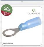 Quadrios 23C524 Ringkabelschoen Blauw 50 stuk(s)