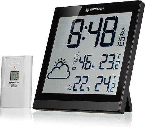 Bresser TemeoTrend JC - Weerstation - Zwart - LCD - Binnen & Buiten