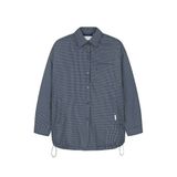 Catwalk Junkie katoenen geruite jas - blauw