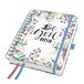 SIGEL Kangaro KTC bv Spiraal-agenda Inspire A5 2027 (NL/FR/ EN/DU) Flower Parade hardcover