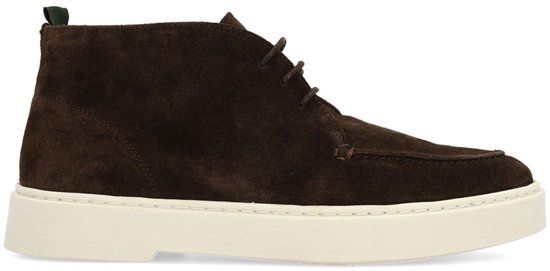Manfield Bruine suède veterboots Heren Maat 44