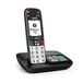 Gigaset EASY 500A Téléphone analogique/DECT Identification de l'appelant Noir, Argent
