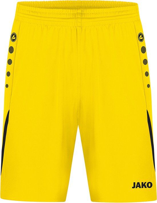 Jako - Challenge Shorts Kids - Geel - Maat 128 - Unisex