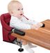 Ibenzoa® Chaise haute compacte pliable pour enfants avec confort de portage et sac de transport, rouge