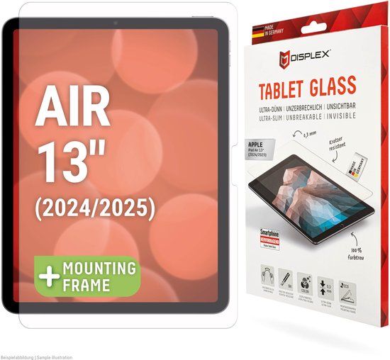 Displex Glass Screenprotector voor de Apple iPad Air 13 inch