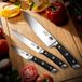 Merkloos SHAN ZU Keukenmes set, 3-delig, RVS, 20 cm koksmes, 15 cm universeel mes, 9.5 cm schilmes