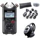 Tascam enregistreur audio DR-40XP avec kit d'accessoires et casque