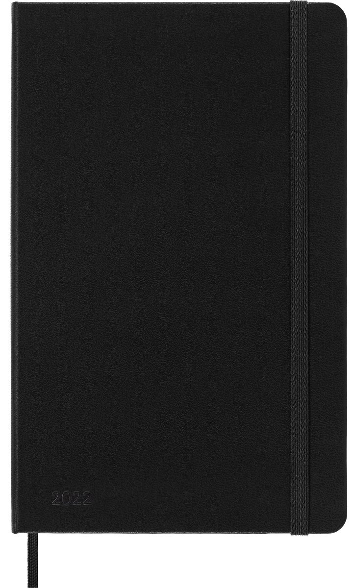 Moleskine 12 Maanden Agenda - 2022 - Wekelijks - Smart Paper Tablet - Large (13x21 cm) - Zwart