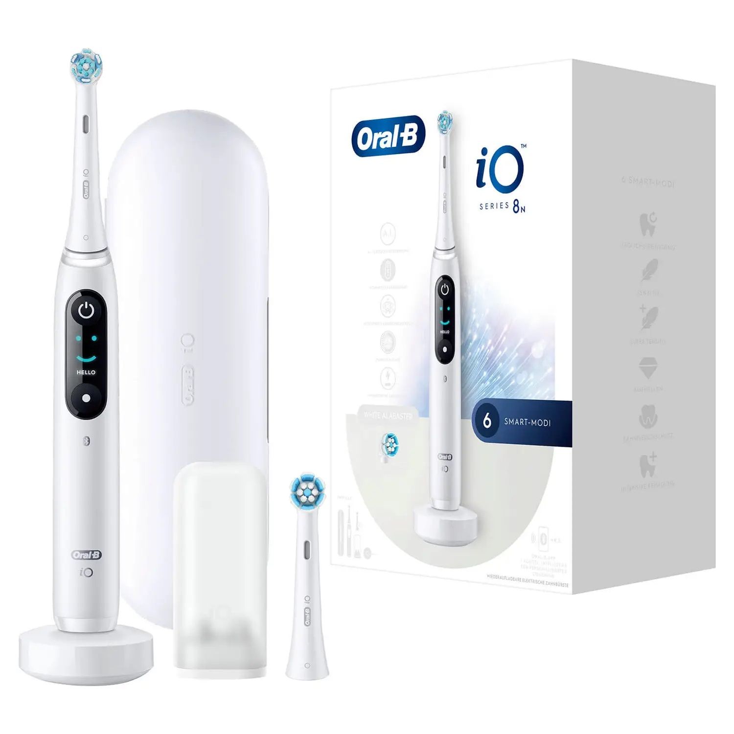 Oral-B iO Series 8N Elektrische Tandenborstel - Wit