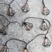 Guirlande lumineuse - 10 lanternes LED géométriques - Métal - Noir - Fonctionne sur piles