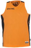 Spalding Essential Reversible Basketbalshirt Heren Oranje/Zwart/Multikleurig - Unisex - Polyester - Wijd - Maat 140
