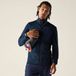 Dare2B Heren Venture Full Zip Stretch Midlayer Blauw L