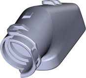 TE Connectivity Capuchon coudé pour boîtier de bus et boîtier pour connecteurs plats D HDSCS, MCP 1670865-1