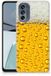 Motorola Moto G62 5G Étui en silicone Bière