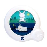 Pabobo Kid'Sleep Essential - Réveil enfant LED 3-en-1 - Blanc