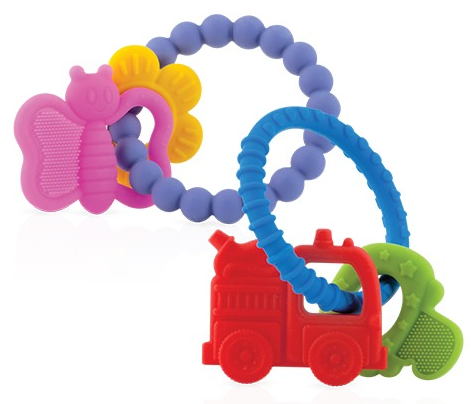 Nuby Bijtring Silicone 0m+