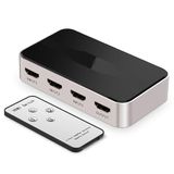Watio Wave 4 HDMI-poorten, H-HDMI/M-aansluitingen, zwart, ideaal voor het streamen van HD-video's en audio's