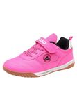 JAKO J-sh Winger Ev Indoor veldschoenMeisjes, Fluorescerend Roze (Jet Black), 28 EU