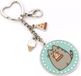 Pusheen The Carat Shop Pusheen Pizza Sleutelhanger met Mini-Bedels - Zilverkleurig