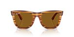 Ray-ban Wayfarer Reverse R0502s Lunettes de soleil unisexe havane carrées marron 50mm polarisées