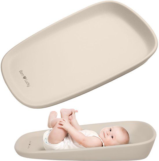 Born Lucky® Aankleedkussen Baby / Verschoonkussen Baby - 68x43 cm - Clay