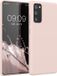 kwmobile hoesje geschikt voor Samsung Galaxy S20 FE - Back cover in kokosmelk