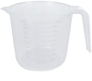 DID Maatbeker - kunststof - transparant - 1000 ml