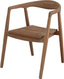 DÉJA Living Eetkamerstoel Liva - Teakhout - Naturel - Set van 2