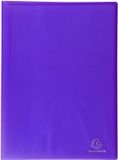Exacompta 12x Chromaline showalbum met vaste rug PP - 30 tassen - 60 zichten - A4 - Purper