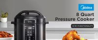 Multicuiseur 9-en-1 - Mijoteuse - Autocuiseur - Cuiseur à riz - Crockpot - Noir