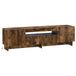 vidaXL LED tv-meubel EDE 153 x 35 x 43 cm Gerookt eiken Bewerkt hout