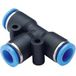 TRU COMPONENTS Raccord en T TC-13863060 PEG6-4 Ø de tuyau: 6 mm, 4 mm 1 pc(s)