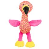 Trixie Flamingo Hondenspeelgoed van stof, met knettereffect, zacht polyester, roze, 32 cm