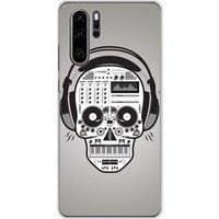 1001 coques Huawei P30 Pro Skull music bedrukt siliconen hoesje