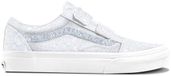 Vans Old Skool V Schoenen Glitter White / Silver EU 32 Kinderen Unisex Lage Sneakers