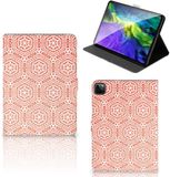 B2Ctelecom iPad Pro 11 2020/2021/2022 Tablet Hoes Pattern Orange