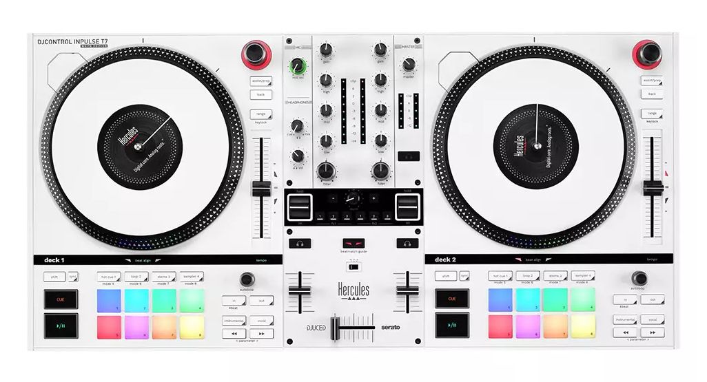 Hercules DJ Control Inpulse T7 - White Edition