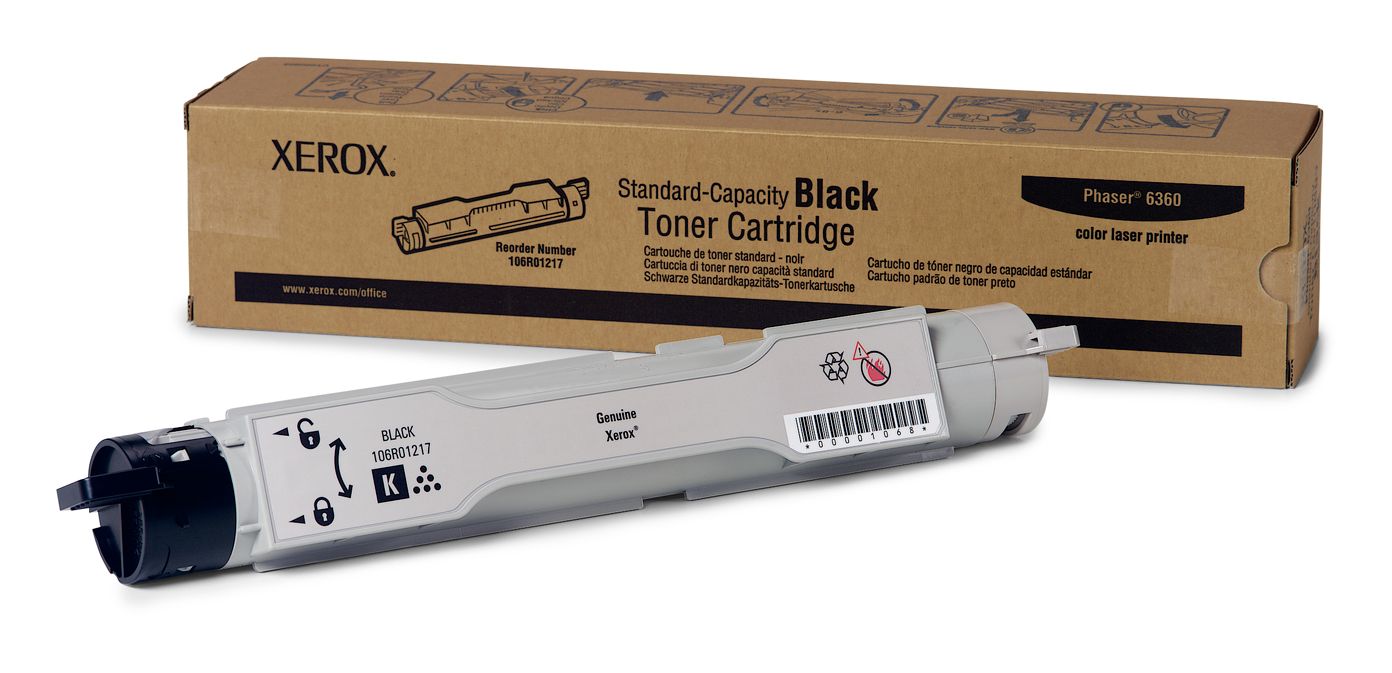 Xerox Standaardcapaciteit Zwarte Tonercartridge - Phaser 6360 - 9000 pagina's