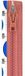 Opti Rits P60 D profielrits 6 mm deelbaar 776 Roze Kunststof