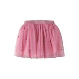 NAME IT MINI A-lijn midi tule rok met print - roze